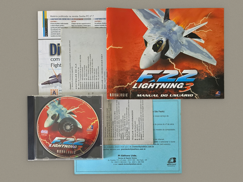 F-22 Lightning 3 box contents, photo 1 of 4