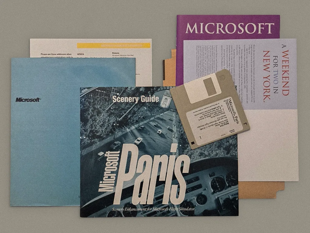 Microsoft Scenery Enhancement: Paris box contents, photo 1 of 4
