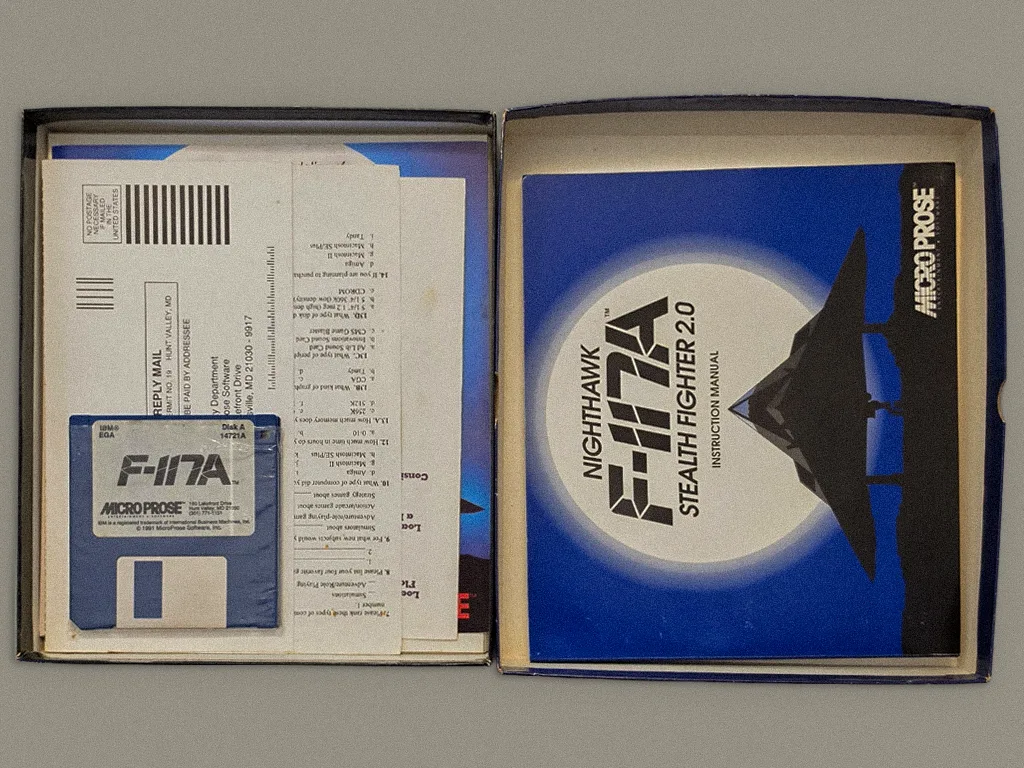 F-117A Nighthawk Stealth Fighter 2.0 box contents, photo 1 of 3