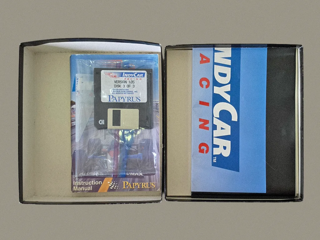 IndyCar Racing box contents, photo 1 of 4