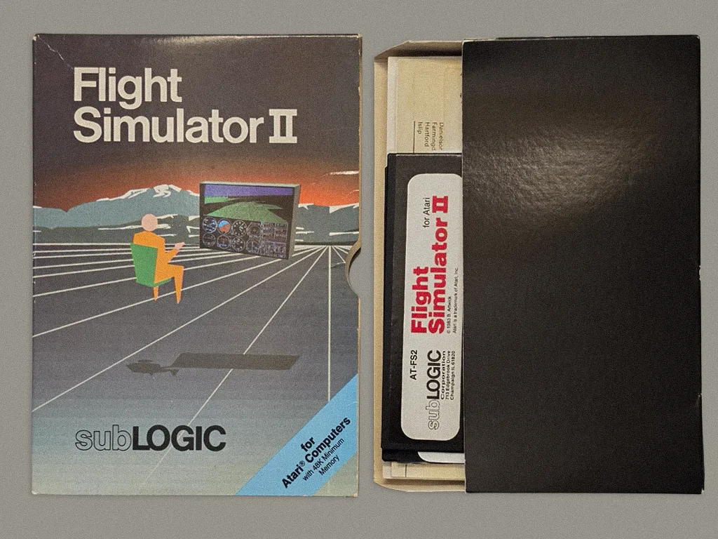 Flight Simulator II box contents, photo 1 of 4