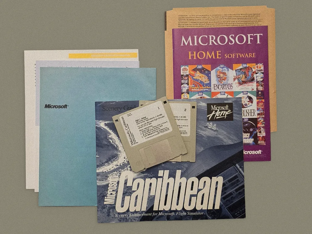 Microsoft Scenery Enhancement: Caribbean box contents, photo 1 of 4