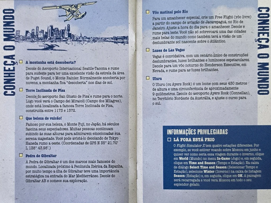 Microsoft Flight Simulator X Deluxe Edition box contents, photo 2 of 4