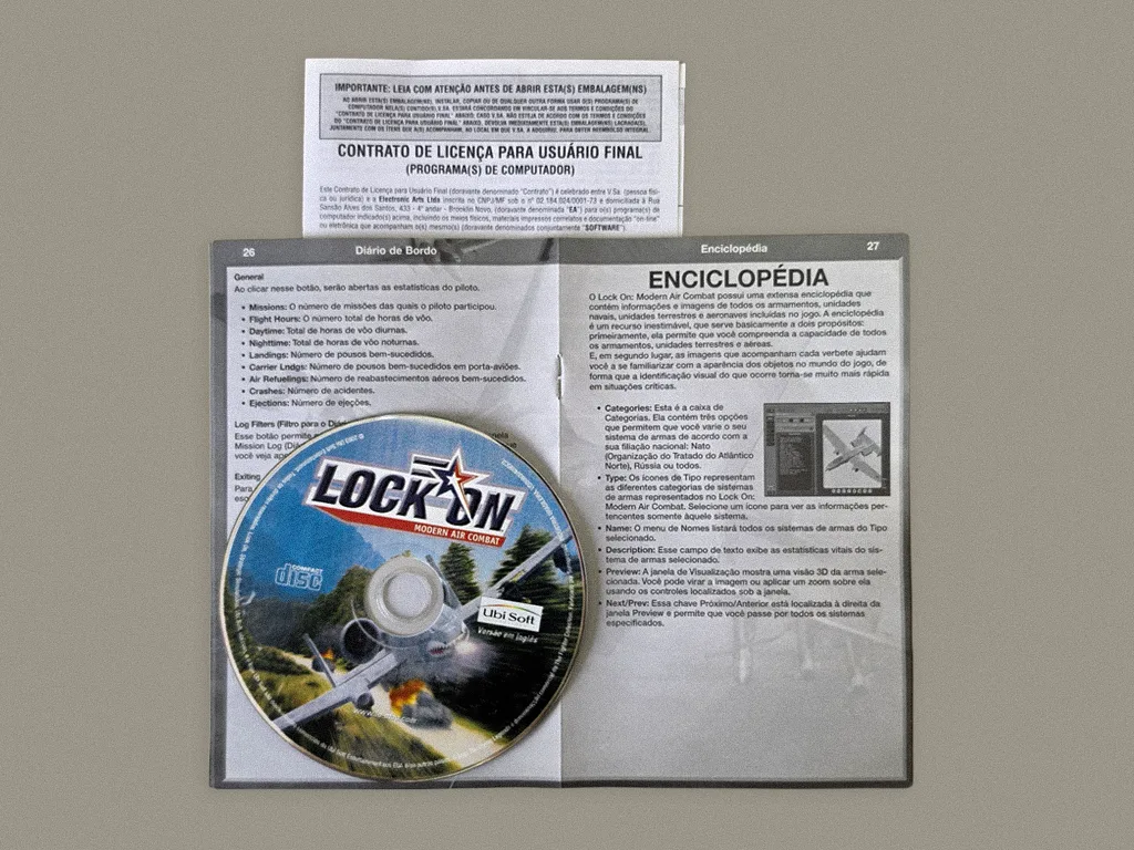 Lock On: Modern Air Combat box contents, photo 2 of 2