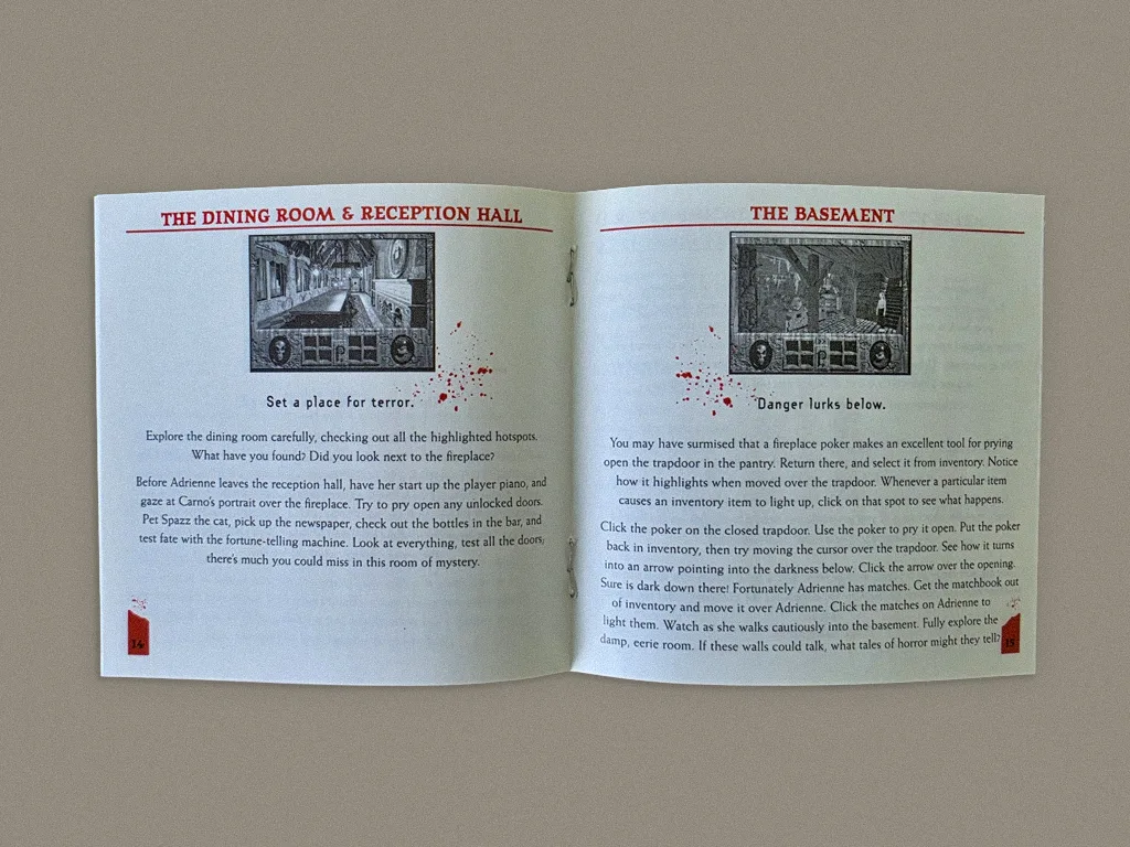 Roberta Williams' Phantasmagoria box contents, photo 3 of 4