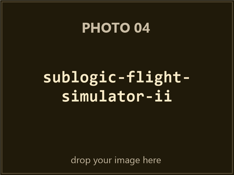 Flight Simulator II box contents, photo 4 of 4