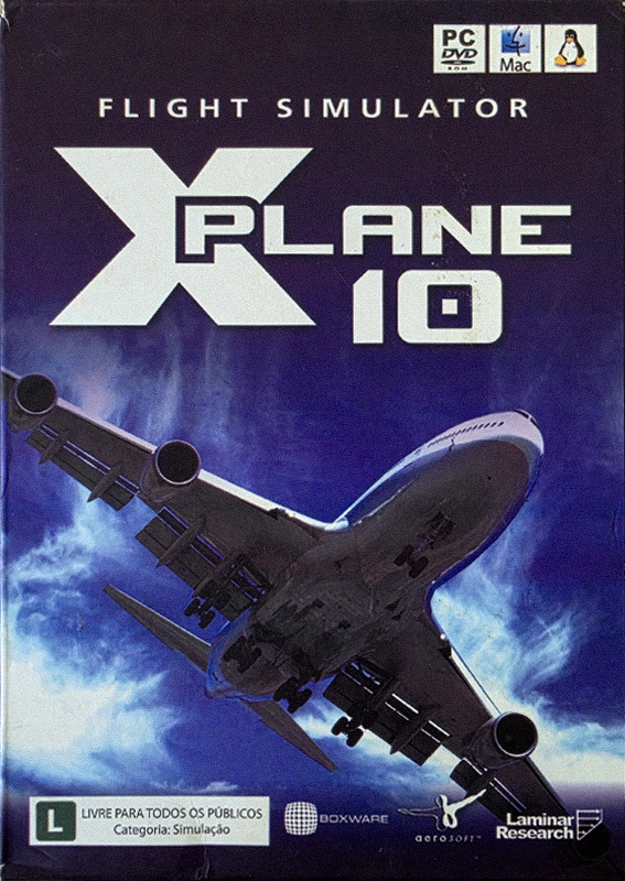X-Plane 10, original big box cover