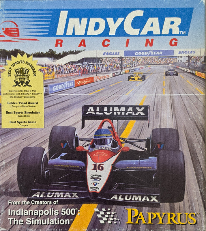 IndyCar Racing, original big box front cover