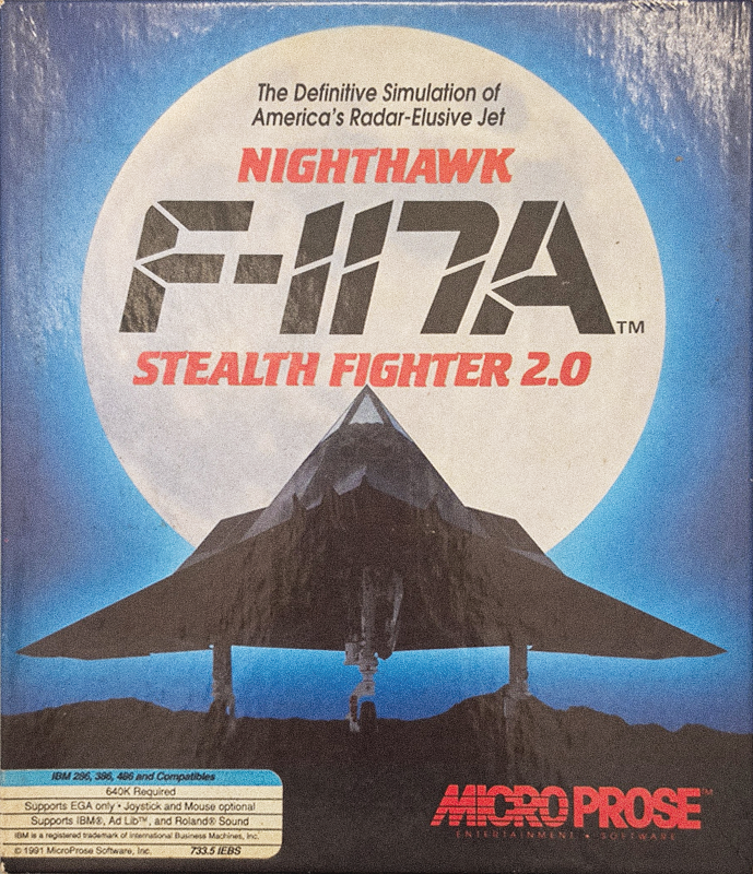 F-117A Nighthawk Stealth Fighter 2.0, original big box cover