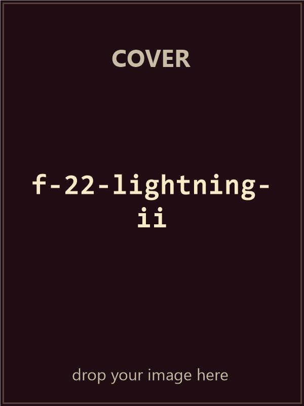 F-22 Lightning II — original big box cover