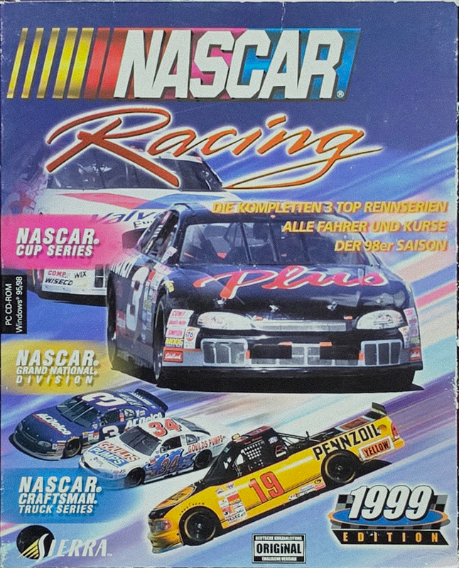 NASCAR Racing 1999 Edition, original big box cover