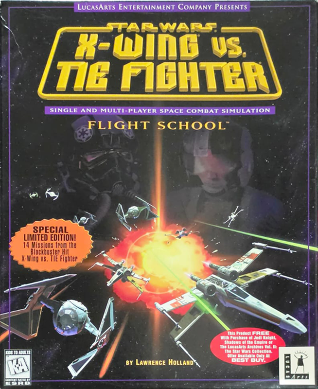 Star Wars: X-Wing vs. TIE Fighter — Flight School — original big box cover