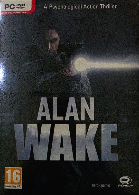 Alan Wake, original big box cover