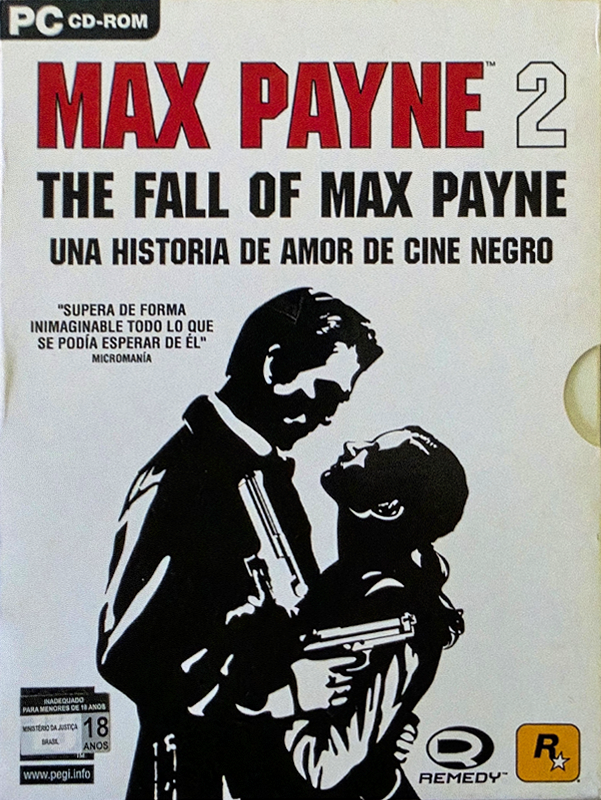 Max Payne 2: The Fall of Max Payne, original big box cover