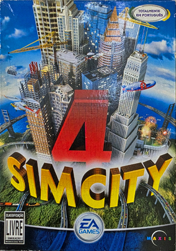 SimCity 4, original big box cover