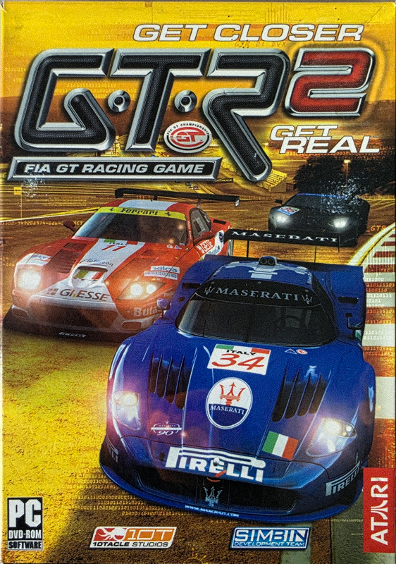 GTR 2: FIA GT Racing Game, original big box cover