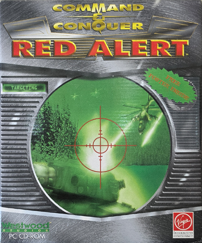 Command & Conquer: Red Alert, original big box cover