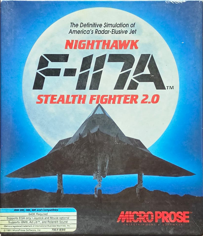 F-117A Nighthawk Stealth Fighter 2.0 — original big box cover
