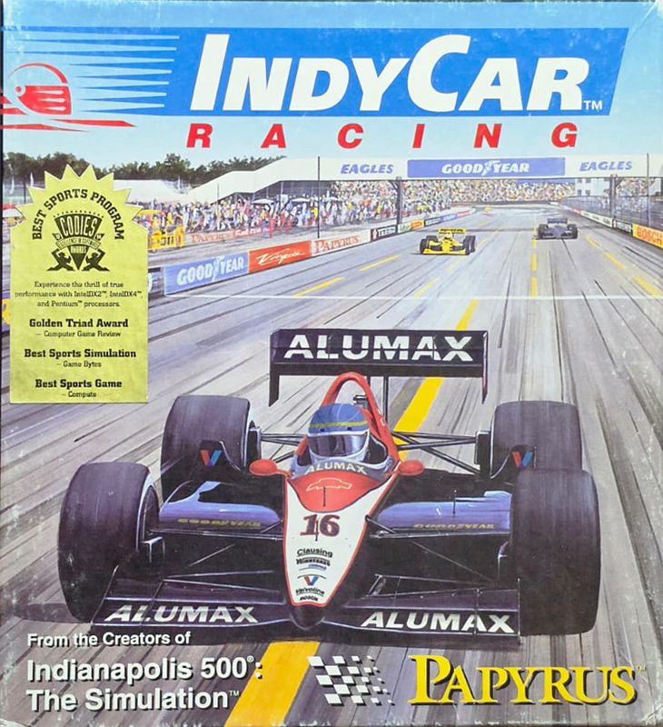 IndyCar Racing II — original big box cover