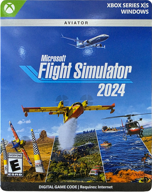 Microsoft Flight Simulator 2024: Limited Collector's Edition, original big box cover