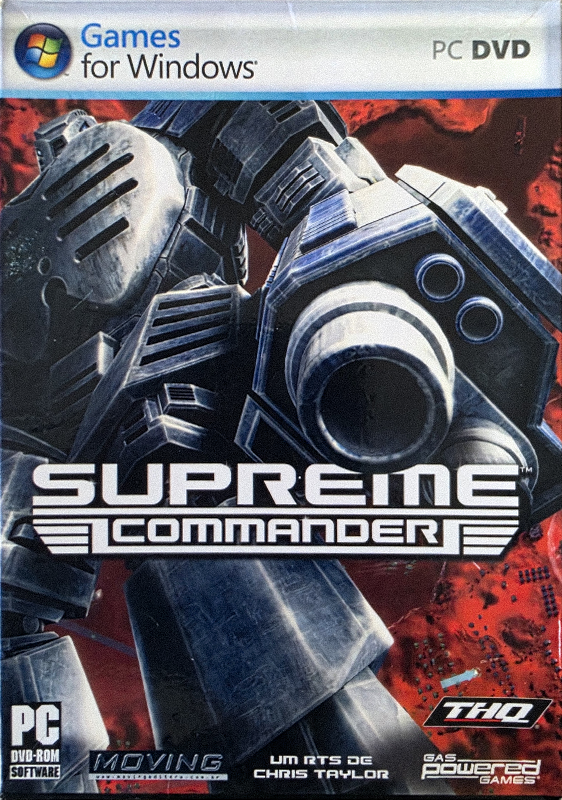 Supreme Commander, original big box cover