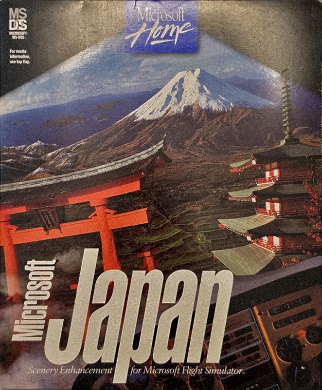 Microsoft Scenery Enhancement: Japan, original big box cover