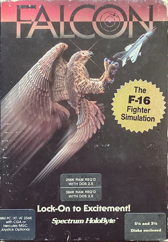 Falcon — original big box, front cover